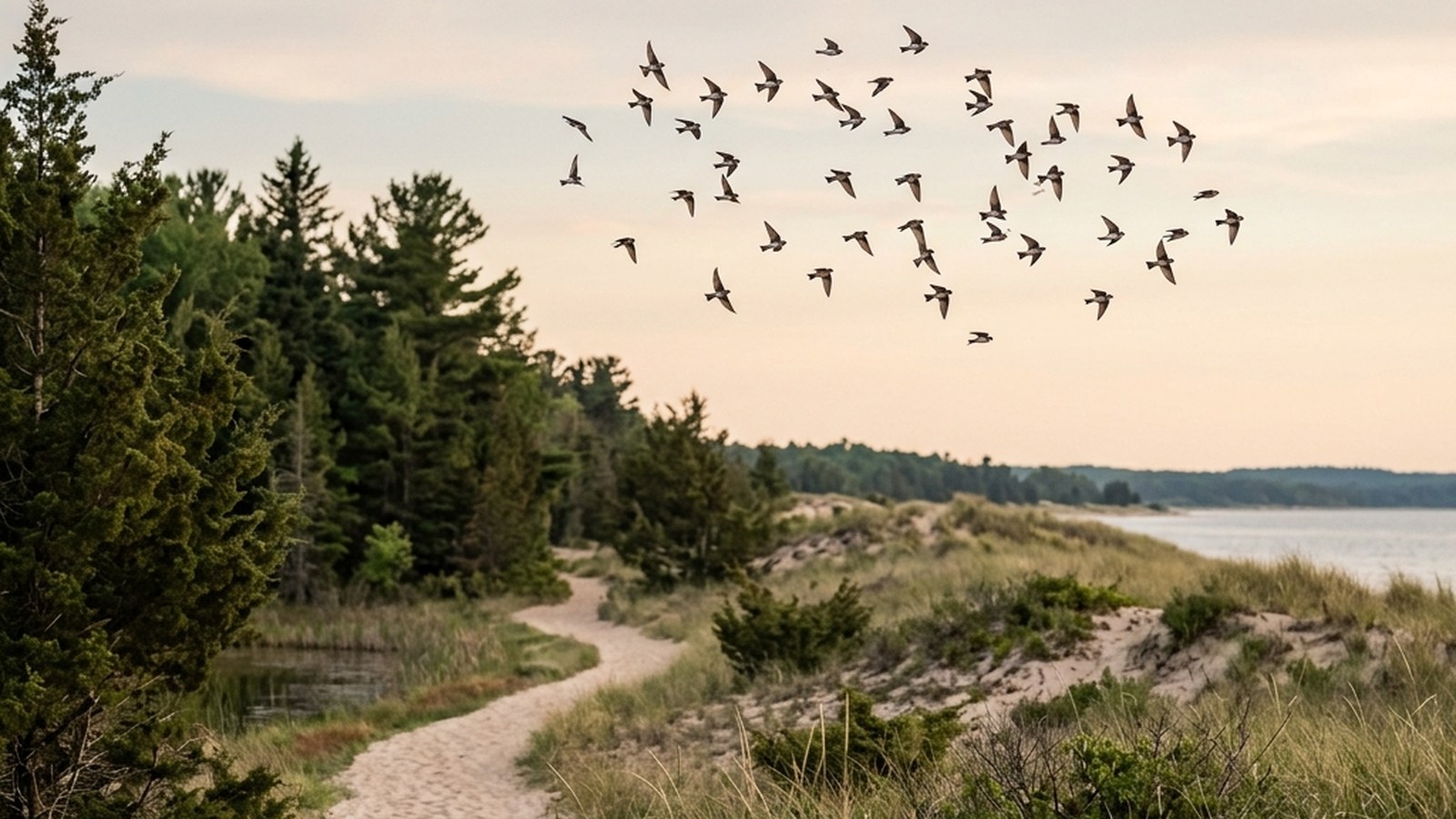 Allenwood Beach Conservation Loop: Wildlife Observation and Low-Impact Walking