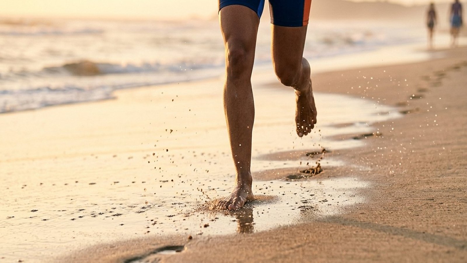 Barefoot Running on the Shore: The Safest Transition Surface and the Dose-Response Rule