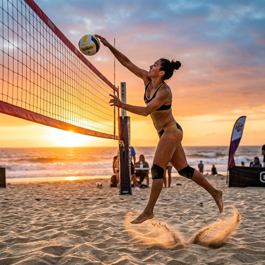 The 20-minute sand-footwork circuit to do before pickup beach volleyball