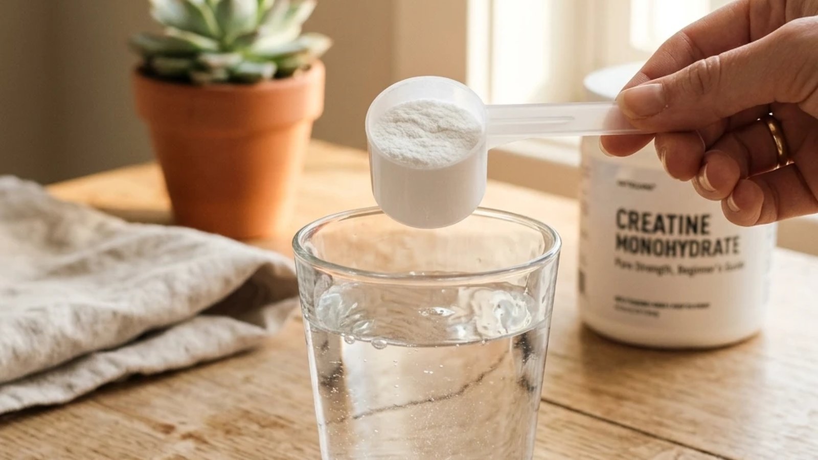 Peer-reviewed evidence on the first week of creatine supplementation: water shift, dose, side effects, and the milestones that actually matter.