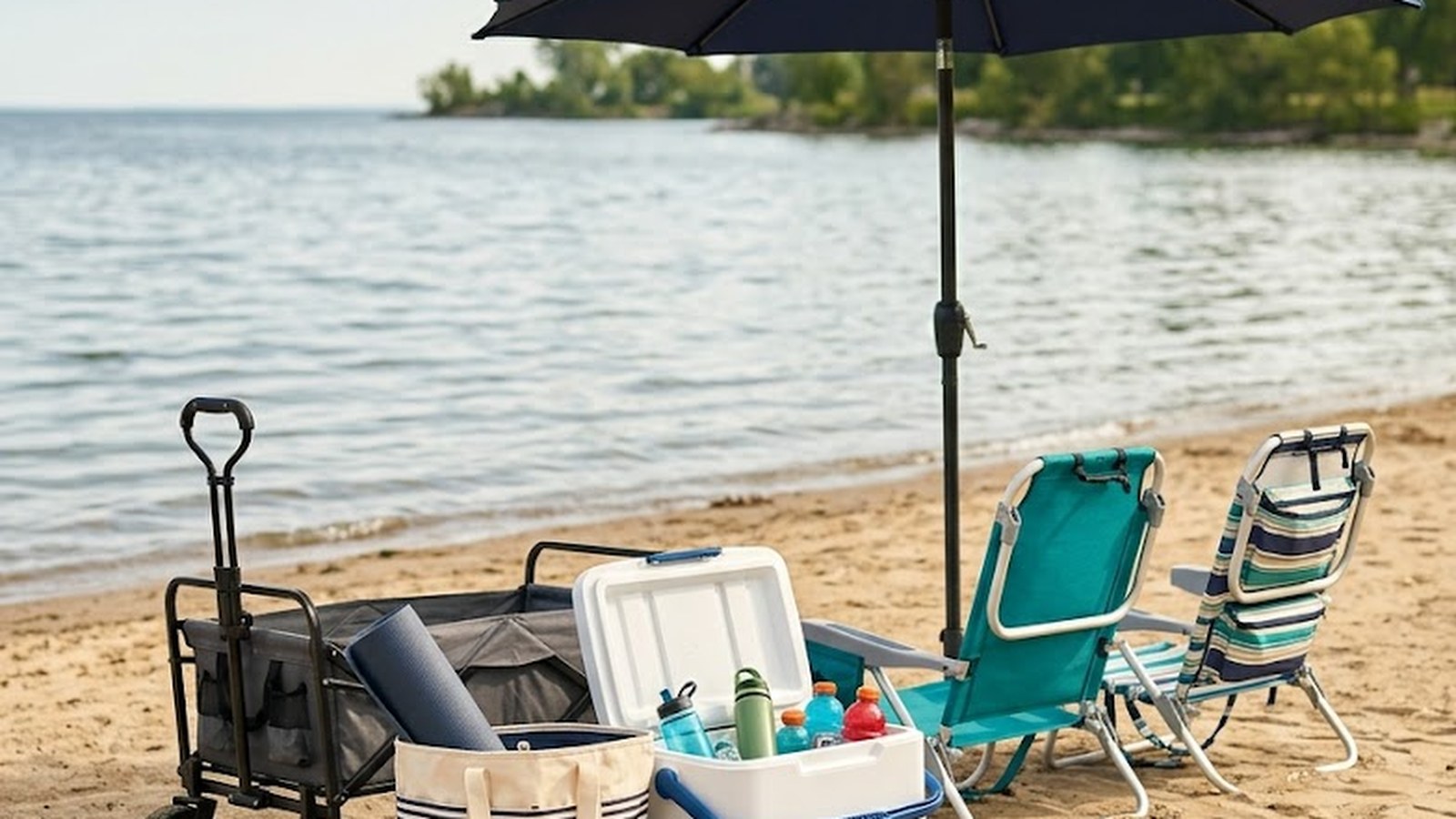The fitness of managing beach gear: load-carrying as functional training