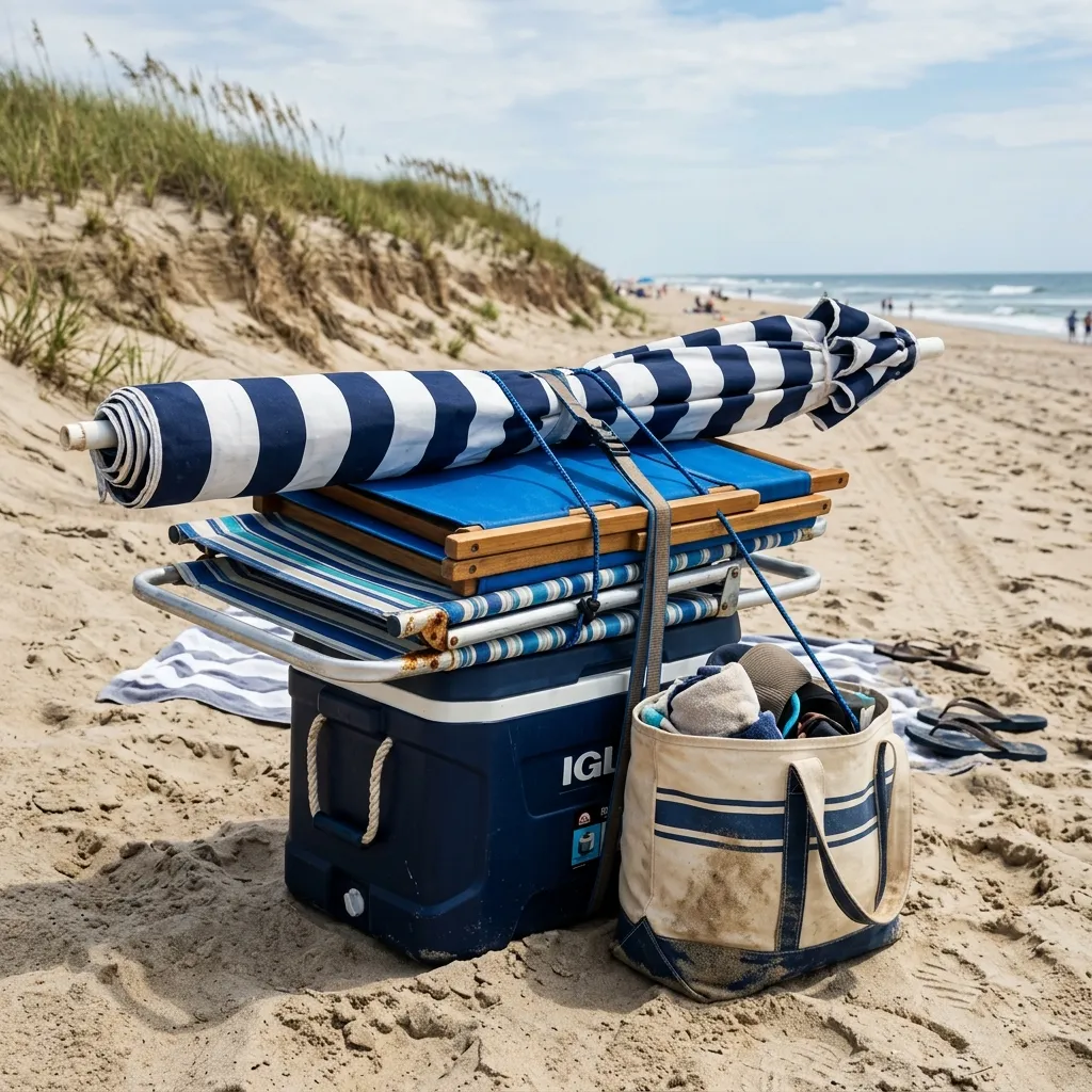 The fitness of managing beach gear: load-carrying as functional training