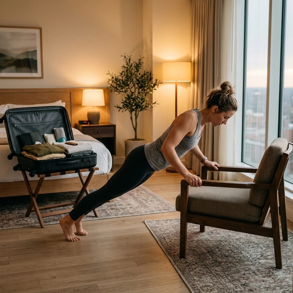Maintaining fitness on the road