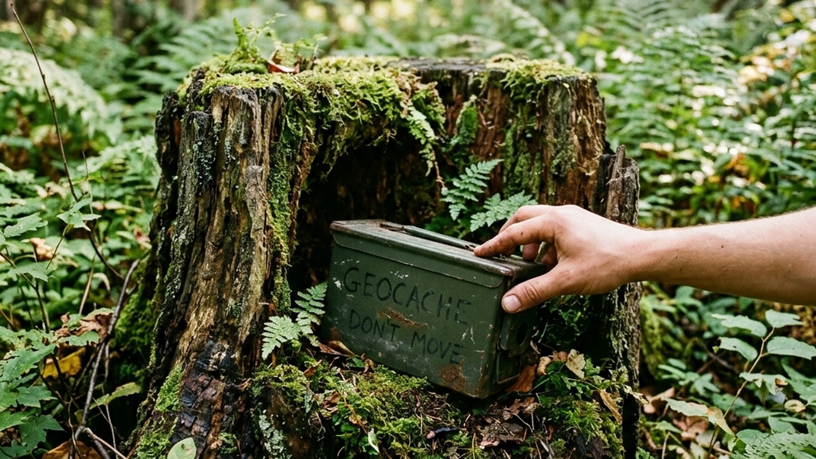 Hyper-local guide to geocaching around Wasaga Beach and Simcoe County. The cache density map, why it works as a fitness intervention, family-friendly