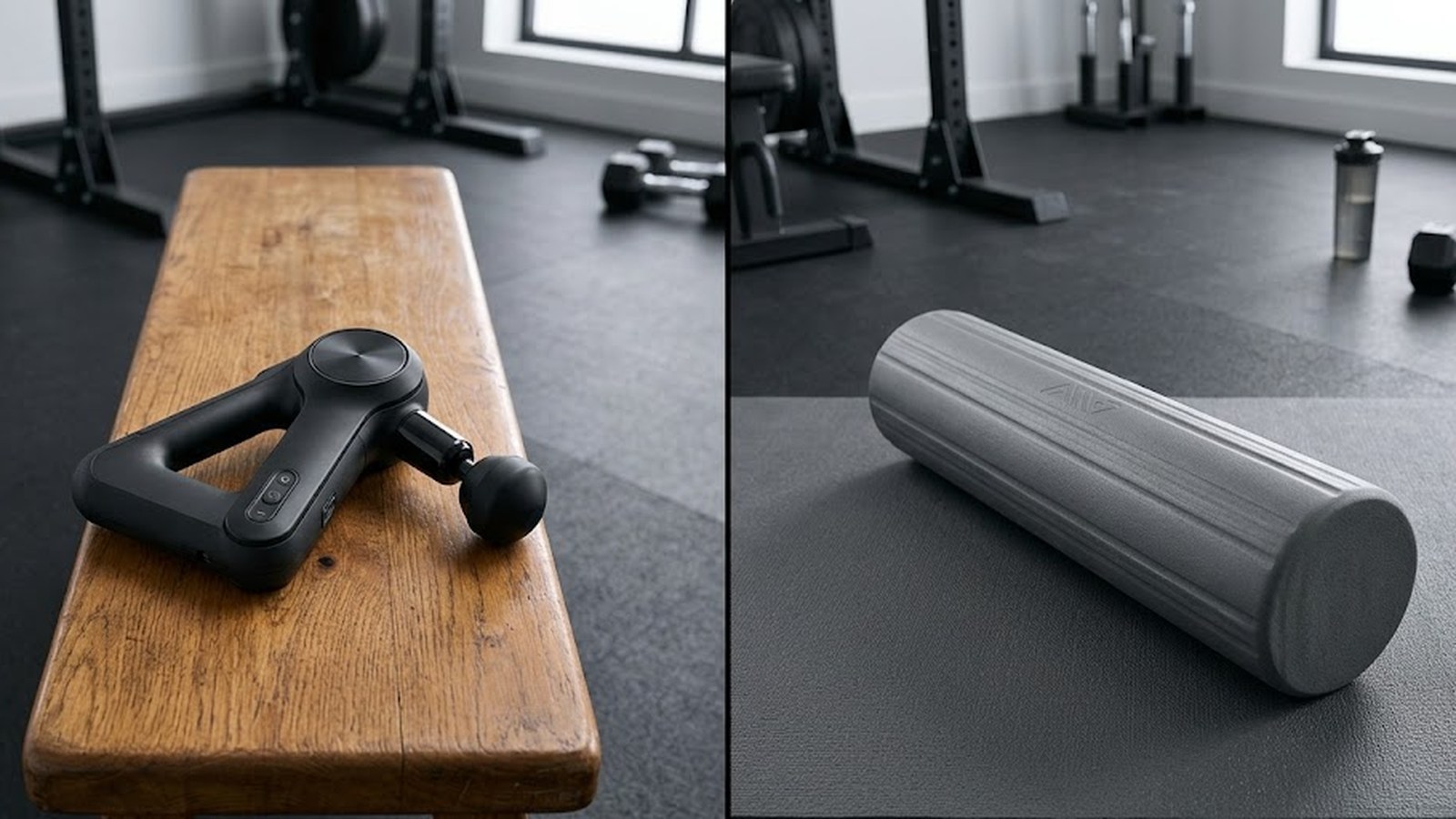 Massage Gun vs. Foam Roller