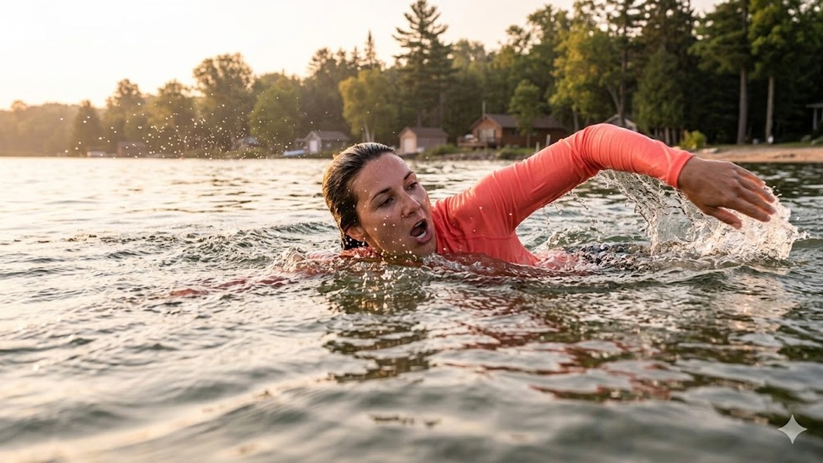Open-water swimming: breath cadence and shoulder load