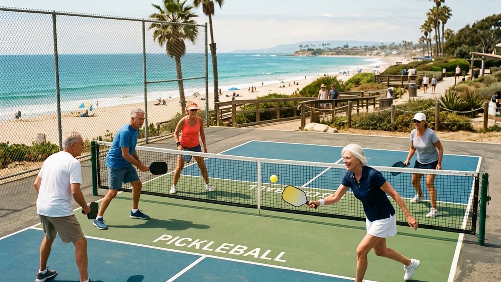 Why pickleball has become the dominant racquet sport for adults 50+ and how it compares physiologically to tennis. Local play options, the tennis-tran