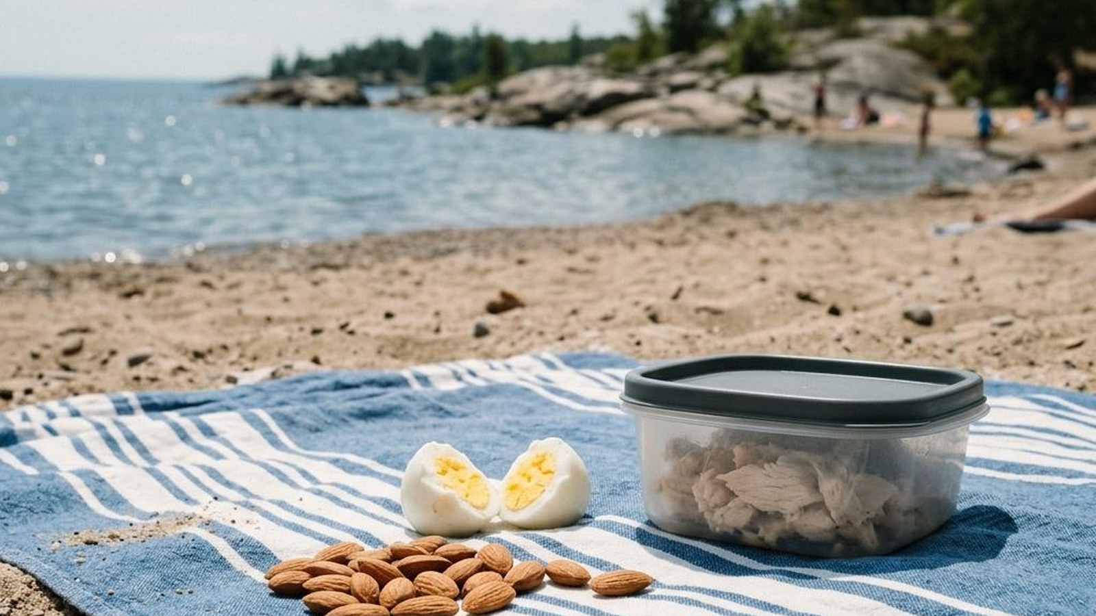 Portable proteins for beach days