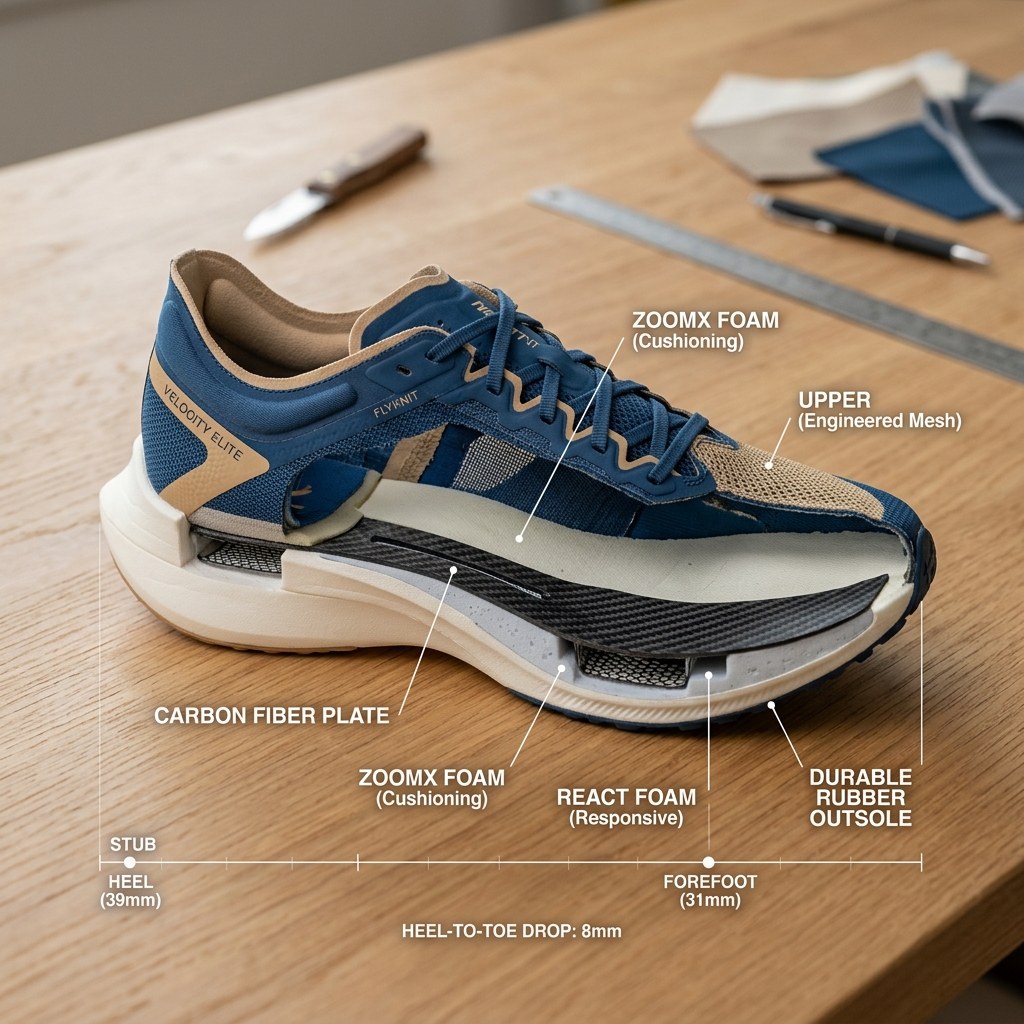 Evidence-based analysis of running-shoe drop and biomechanics: Malisoux 2016 RCT, Lieberman 2010 Nature paper, Ridge 2013 minimalist transition, Sun 20