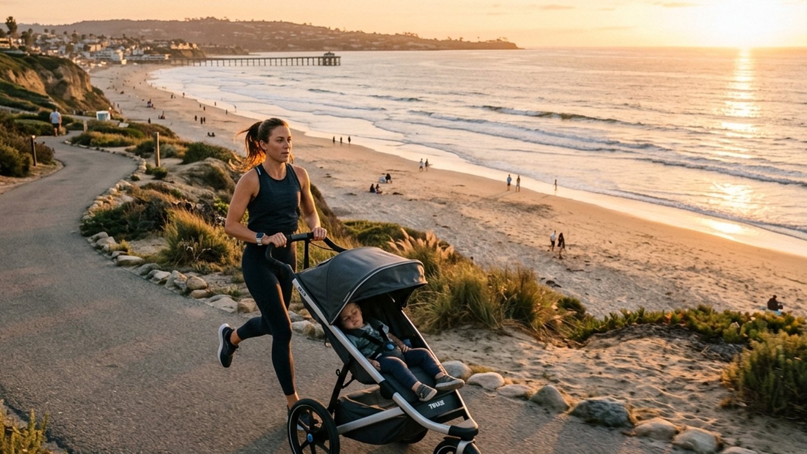 Stroller running for postnatal parents: the published energy-cost data, the alternating-hand technique that prevents shoulder and back complaints, a 6