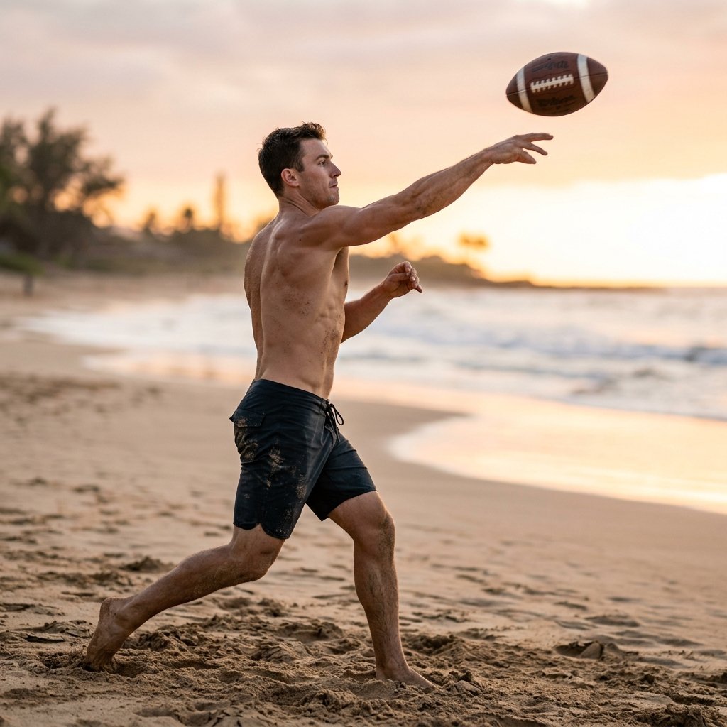 Throwing mechanics for beach football: shoulder load and scapular control