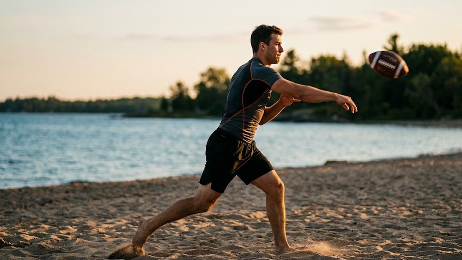 Throwing mechanics for beach football: shoulder load and scapular control