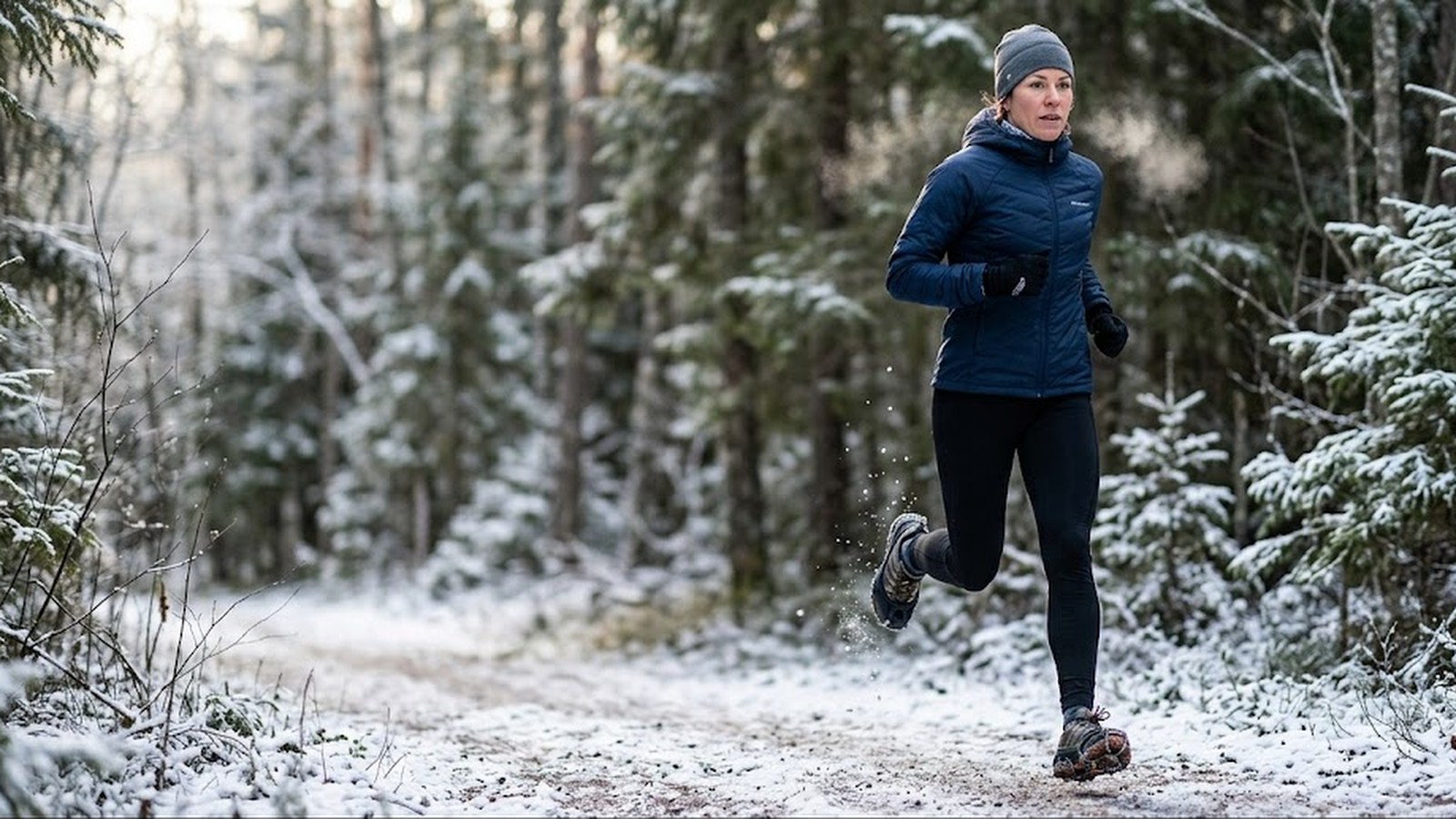Winter Trail Running on Georgian Bay