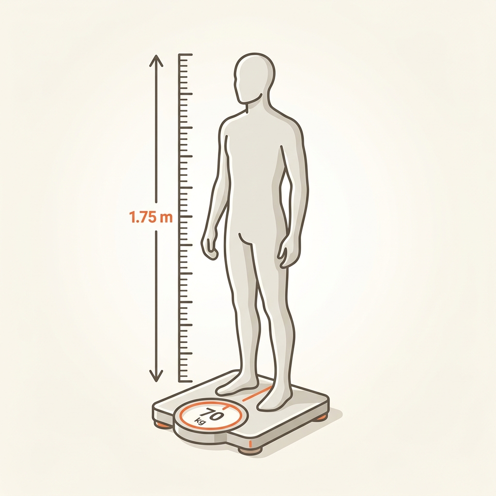 BMI Measurement Illustration